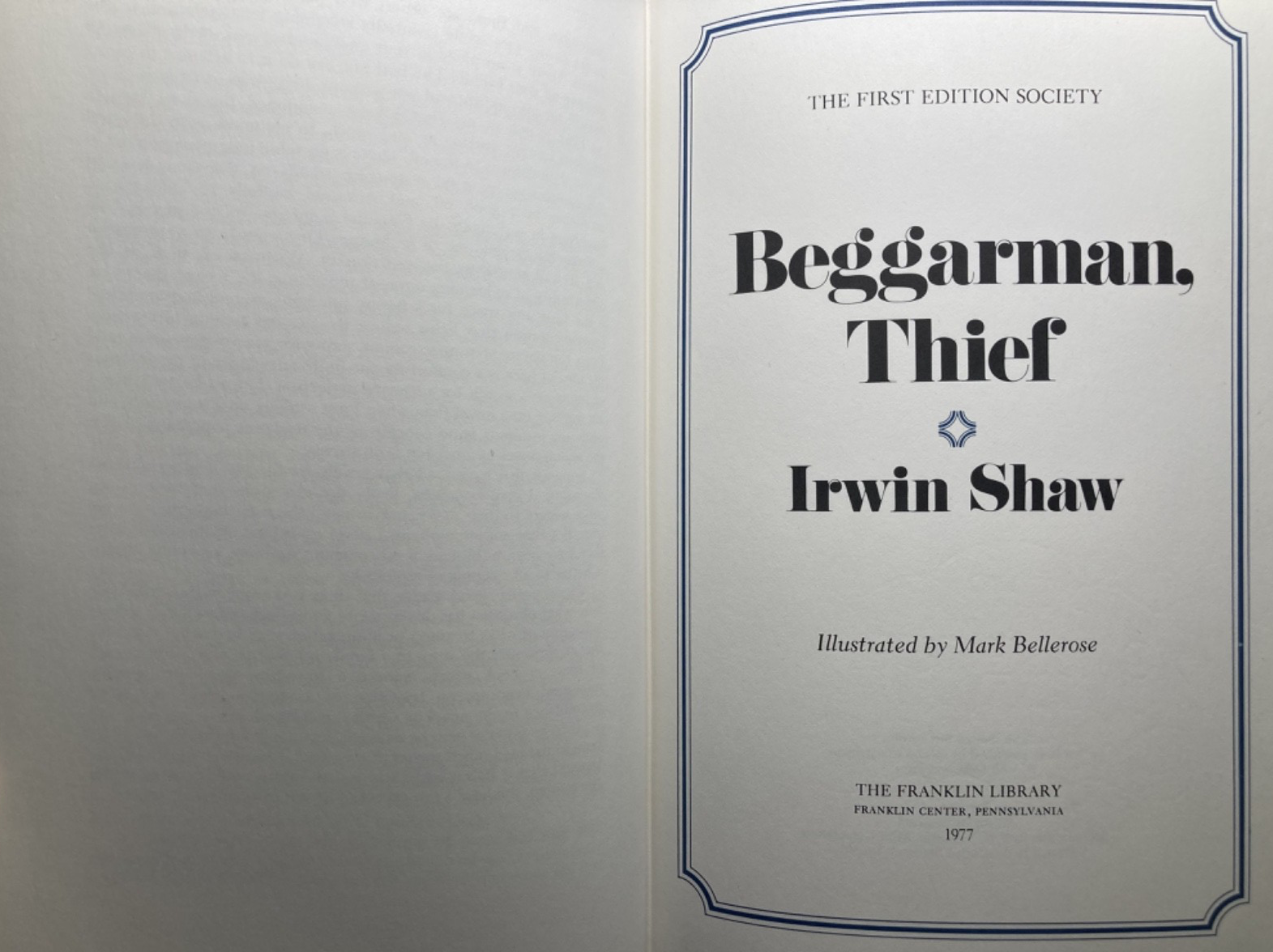 Beggarman, Thief view 1