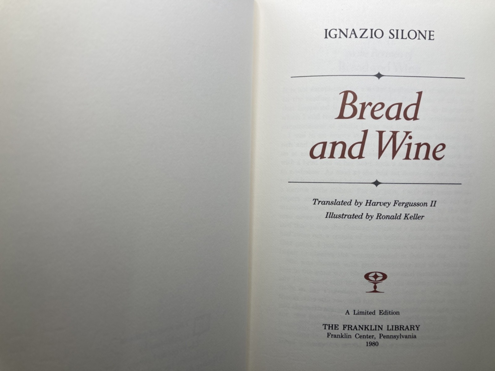 Bread and Wine view 1