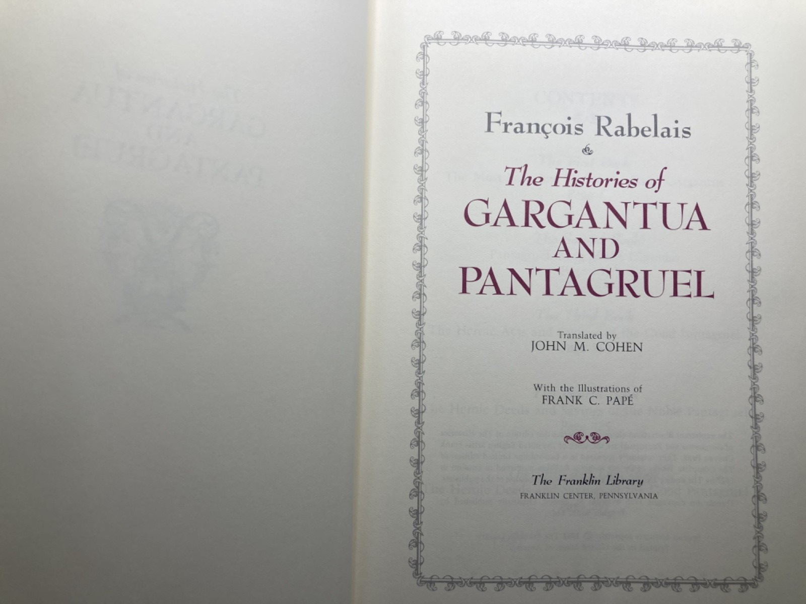 Gargantua and Pantagruel view 1