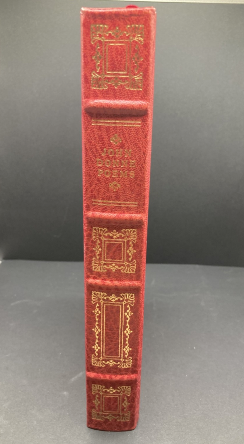 John Donne Poems, The Franklin Library 1982, 1/4 Leather Binding view 2