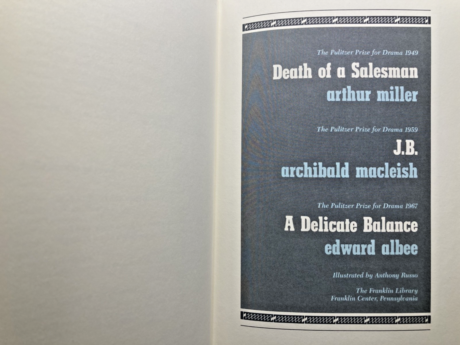 Plays - Arthur Miller, Archibald MacLeish, Edward Albee view 2