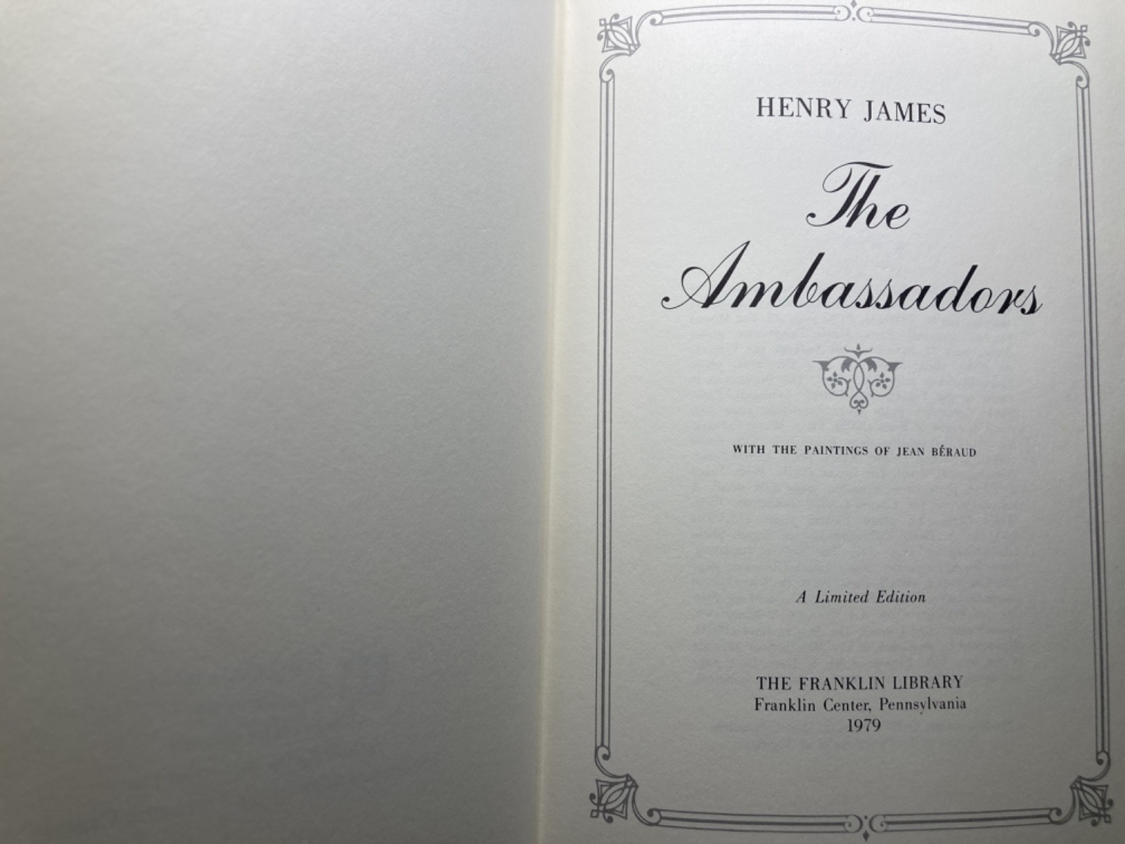 The Ambassadors view 1