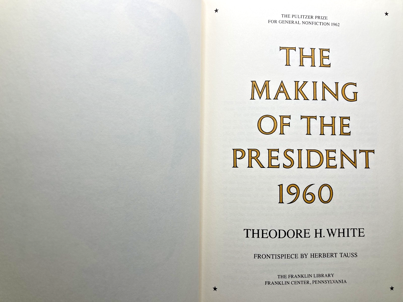 The Making of the President 1960 view 1