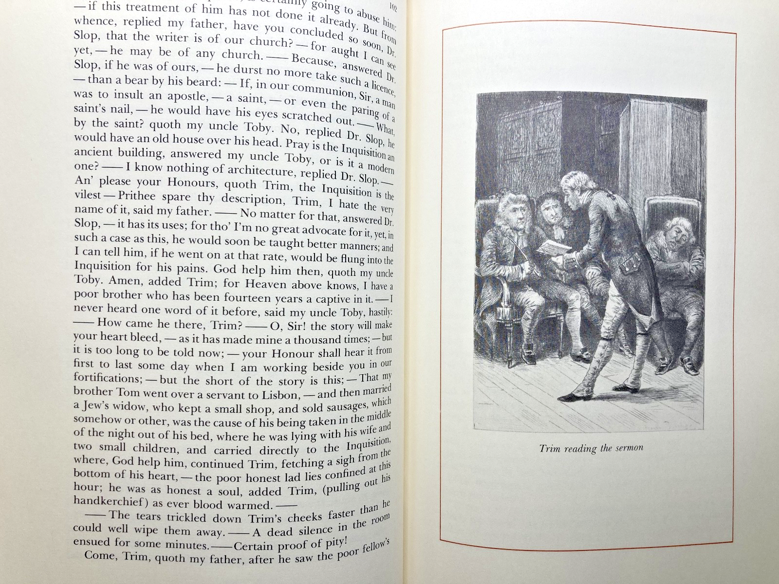 Tristram Shandy, Laurence Stern, Franklin Library 1981, 1/4 Leather view 2