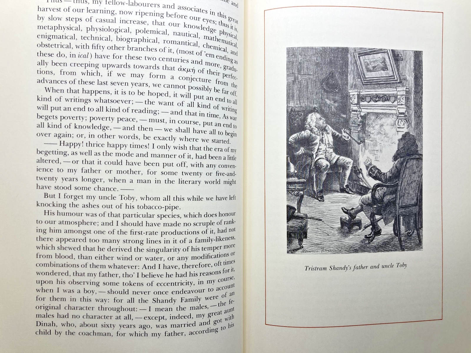Tristram Shandy, Laurence Stern, Franklin Library 1981, 1/4 Leather view 3